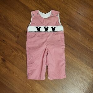 Classic Whimsy Mickey Mouse Smocked Longall